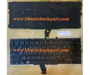 Macbook (Apple) Keyboard คีย์บอร์ด  Air 11" A1370 ภาษาไทย อังกฤษ